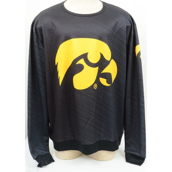 University of Iowa Hawkeyes Men's 2XL Pullover Crew Neck Jersey NWT College - Picture 4 of 10